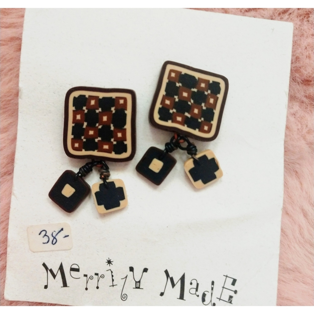 Handmade Clay Polymer Earrings